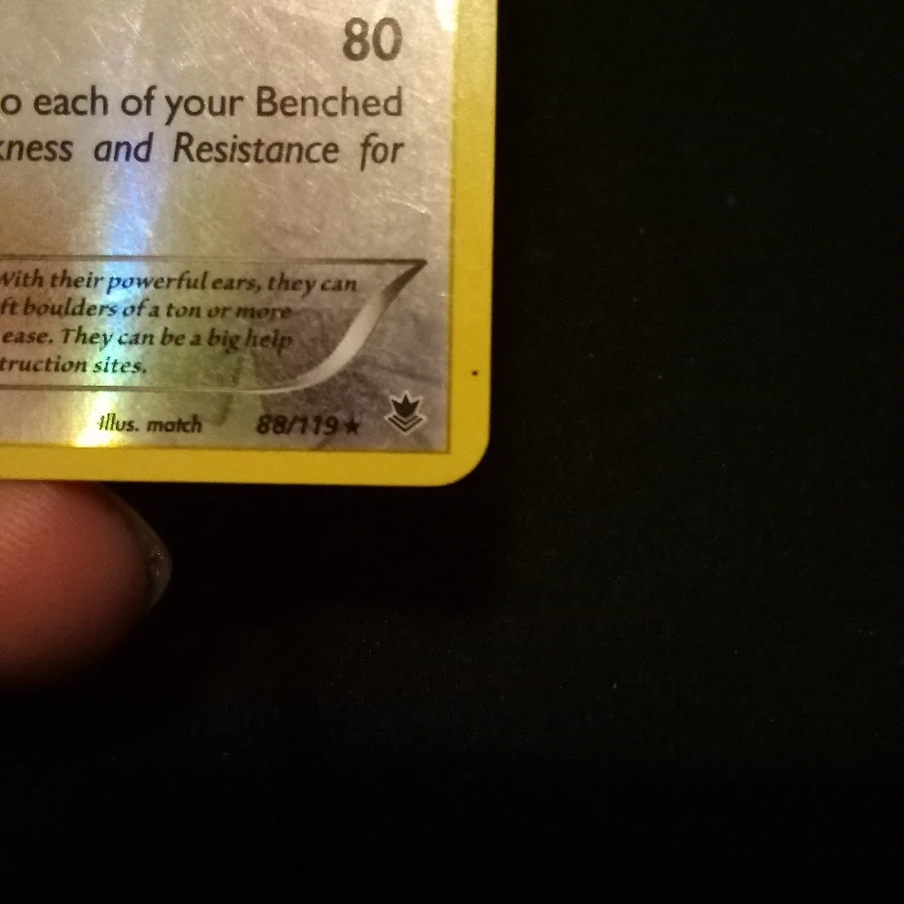 Pokemon Diggersby 88/119 XY Phantom Forces Rare Reverse Holo